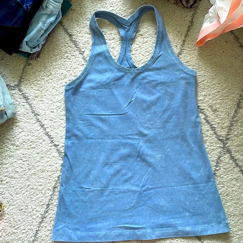 Lululemon acid washed cool racerback tank top